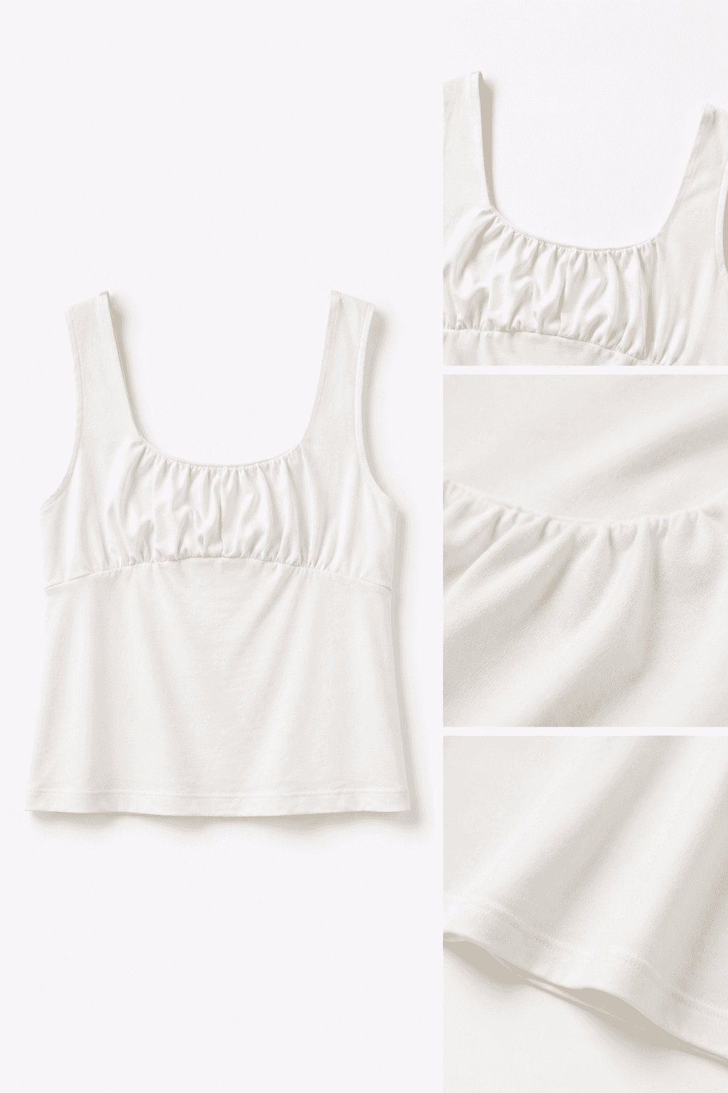 Blusa blanca licrada L