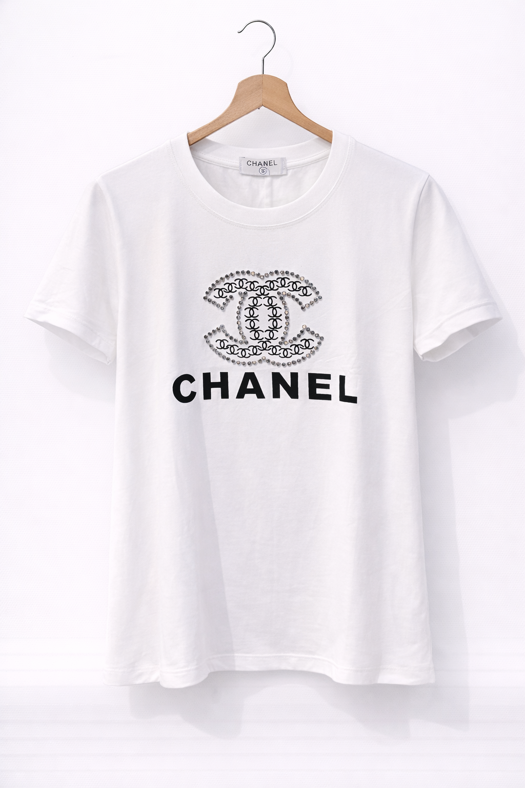 Camiseta Chanel blanca tipo basica