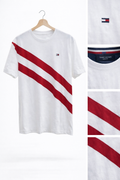 Camiseta Tommy hilfiger Blanco y rojo tipo basica