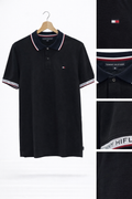 Camiseta Tommy hilfiger azul turqui tipo polo