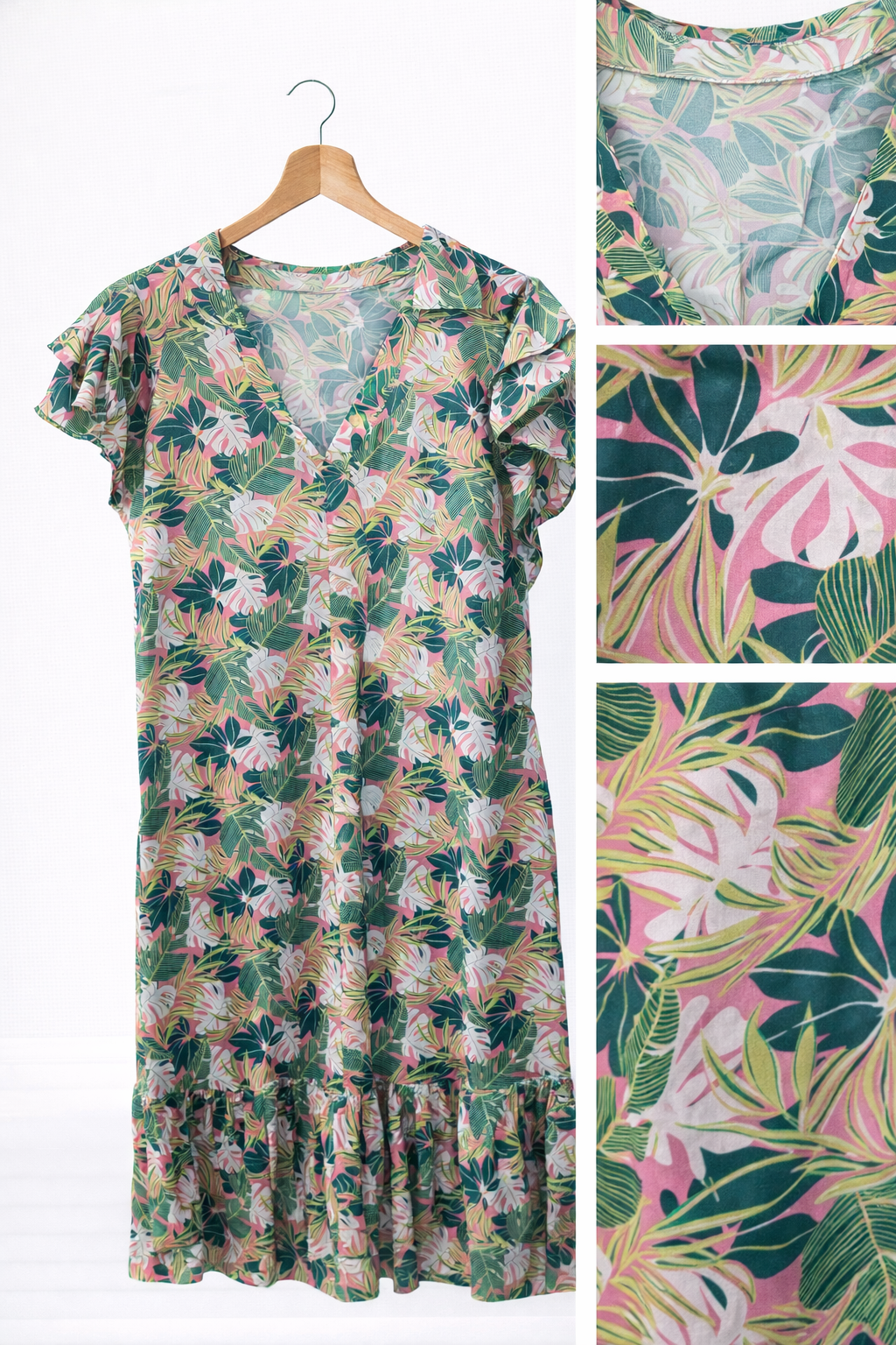 Vestido Flores hawaianas